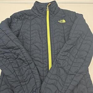 The North Face Retro Puffer High‎ Collar Quilted Athletic Jacket M